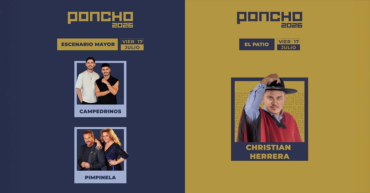 Grilla Fiesta Poncho - DIA 1